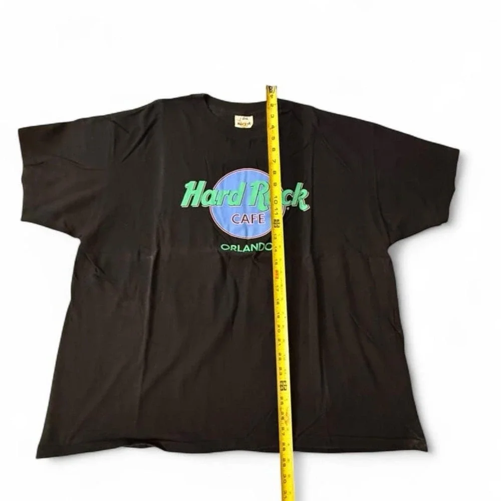 Vintage Hard Rock Cafe Orlando black t-shirt Size XL Made in USA